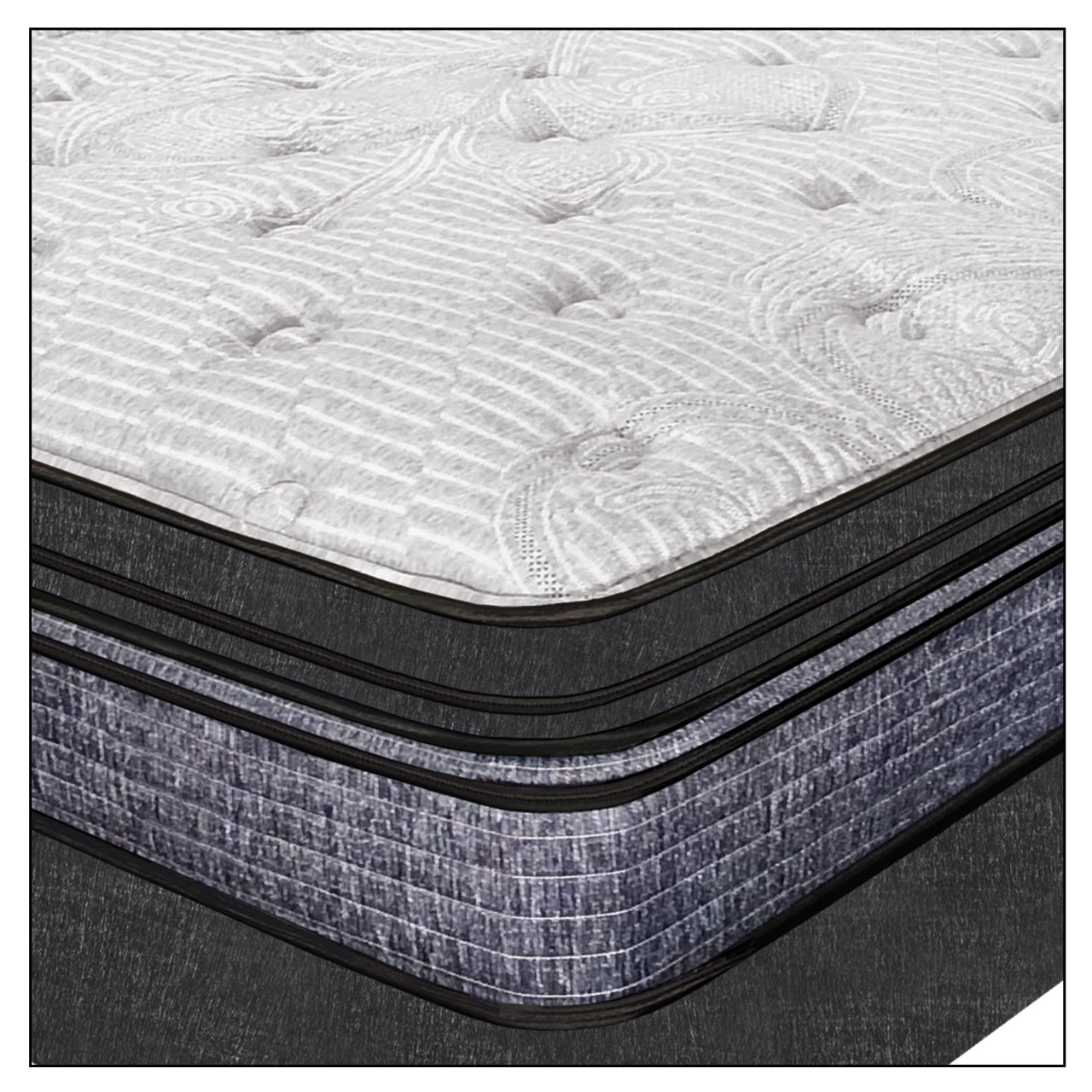 Cascade 12 Inch Mattress Softside Fluid Support Waterbed
